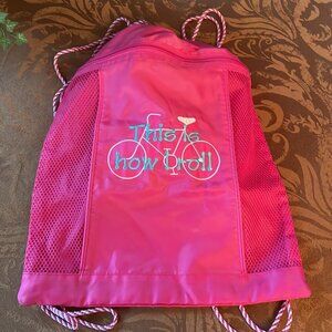 Thirty-One Pink Cinch Bag